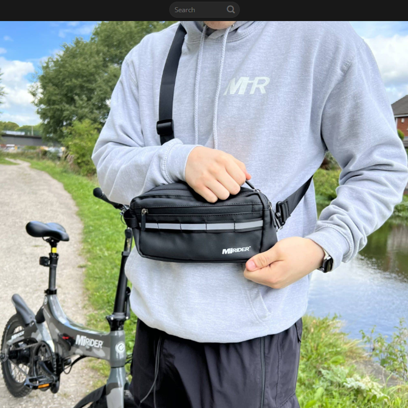 MiRider Handlebar Bag in Black -1